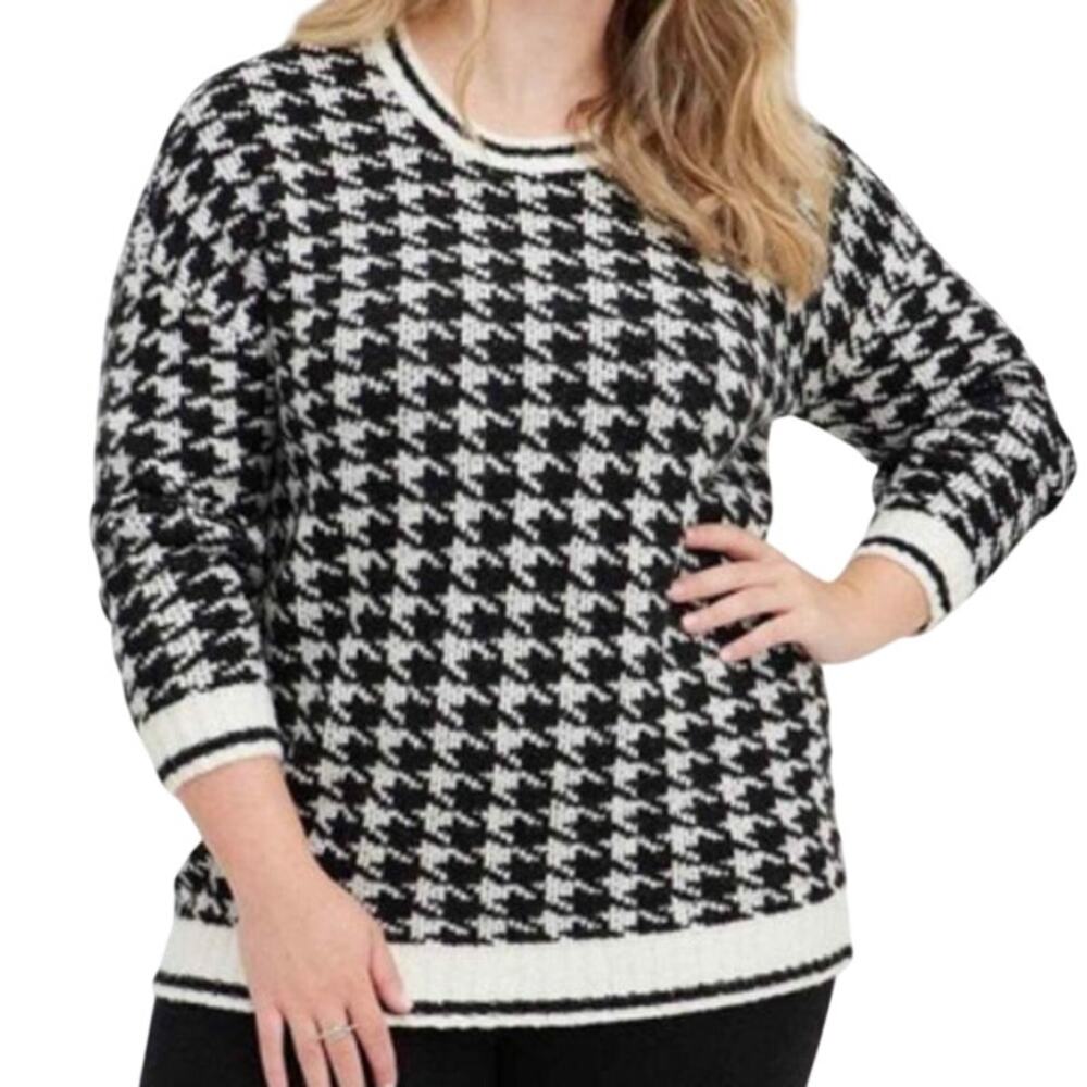 Torrid Houndstooth Sweater Plus Size 5X